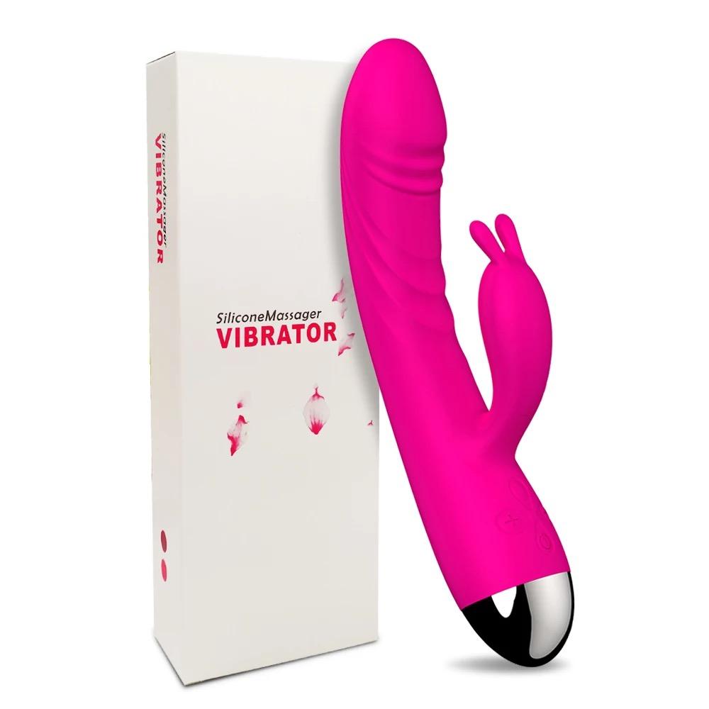 Vibrating Rabbit Dildo